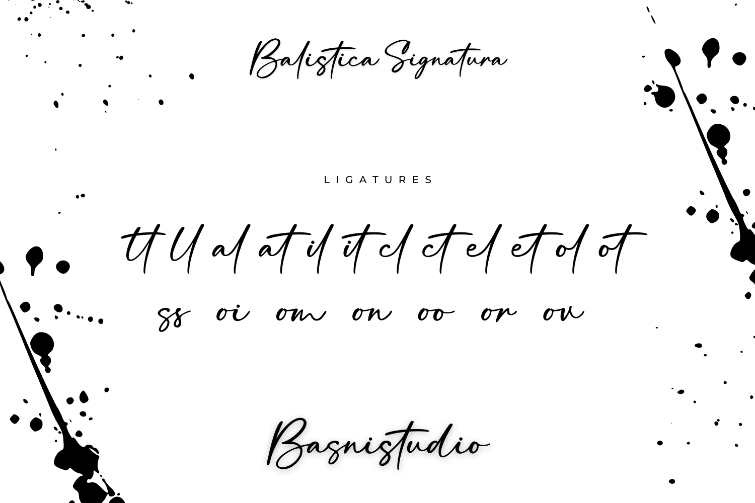 Balistica Signature Font