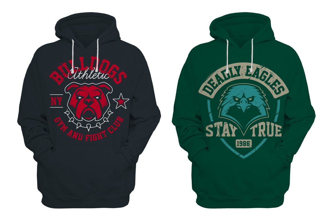 Animals Mascot Icons Vector Set