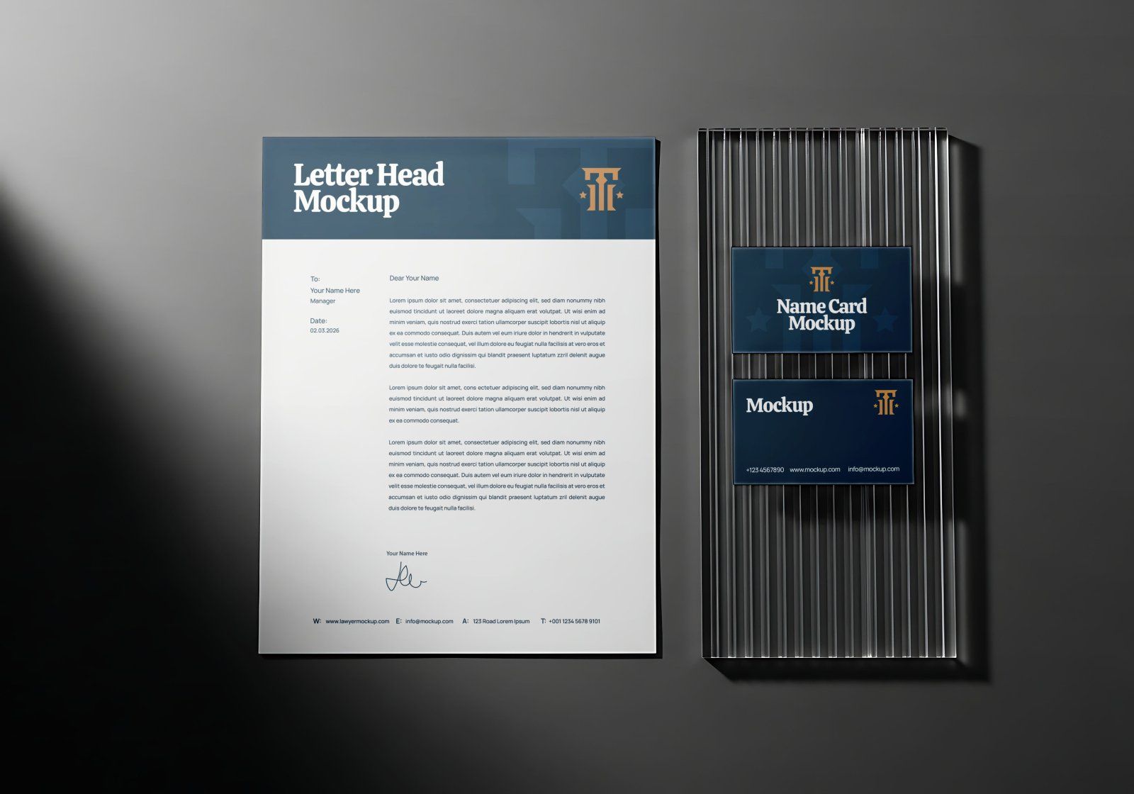 Premium Branding Office Lawyer Mockup