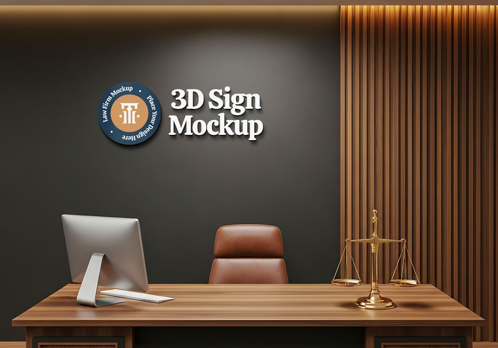 Premium Branding Office Lawyer Mockup