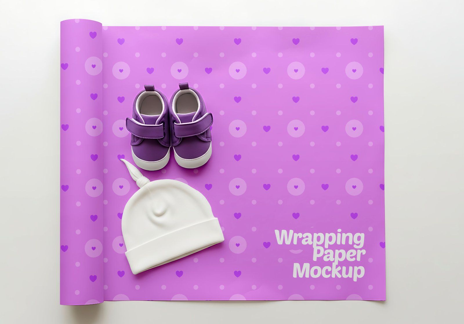 15 Baby Shop Mockups – PSD Onesie, Dress, Gift Box, Sign, Wrapping & Tag Kit