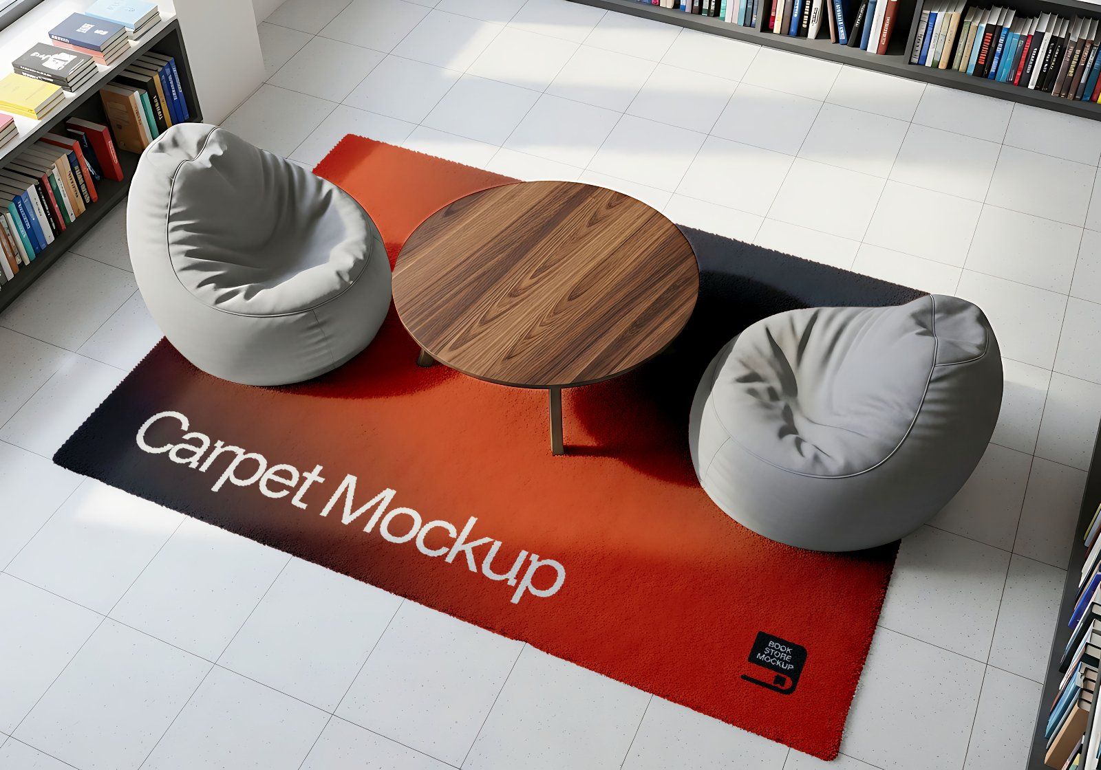 Premium Branding Book Store Mockup