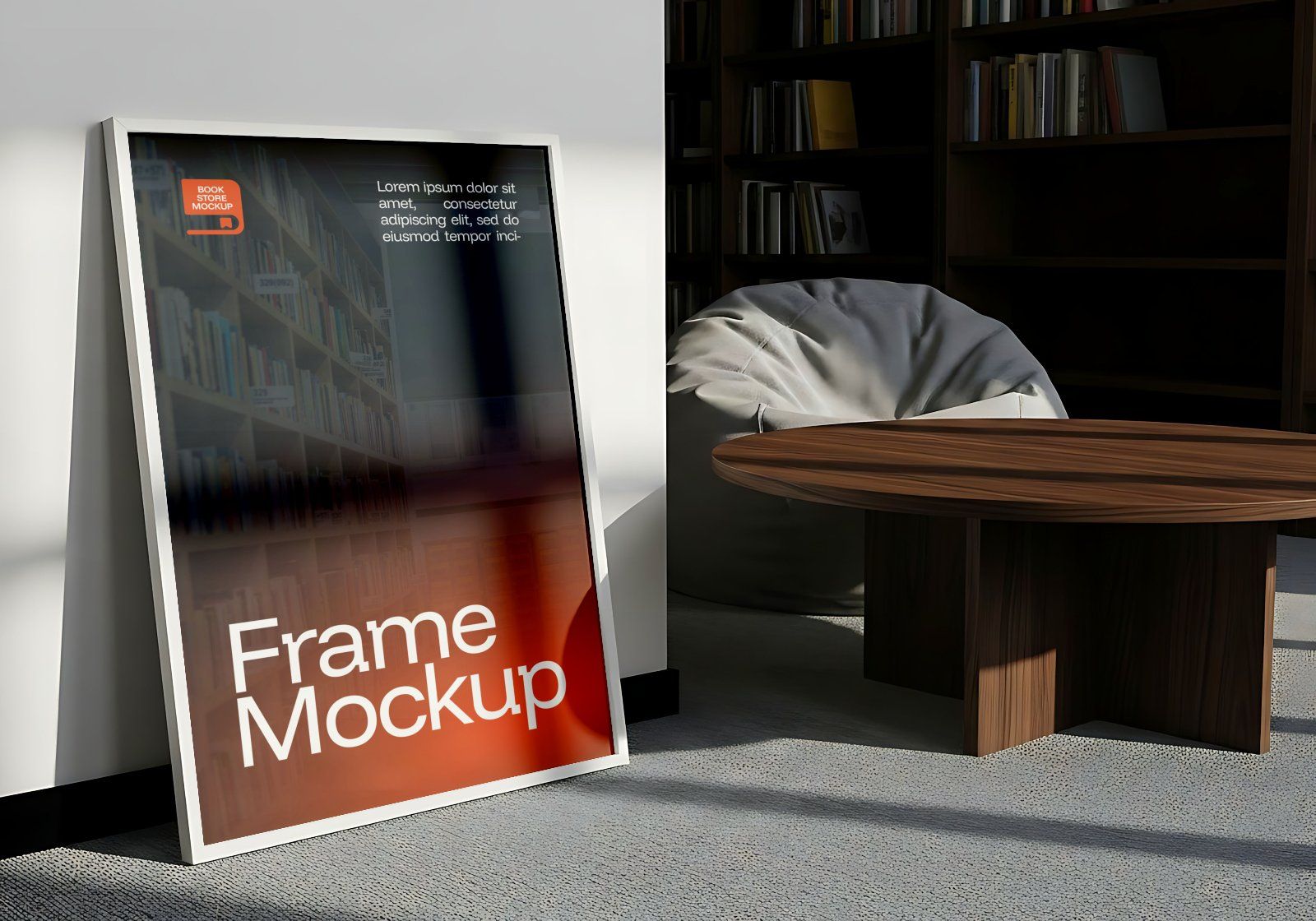 Premium Branding Book Store Mockup