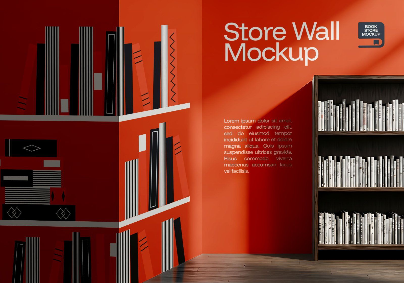 Premium Branding Book Store Mockup