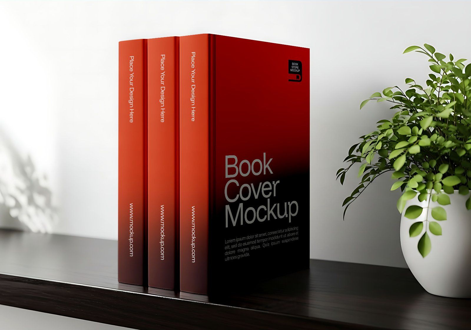 Premium Branding Book Store Mockup
