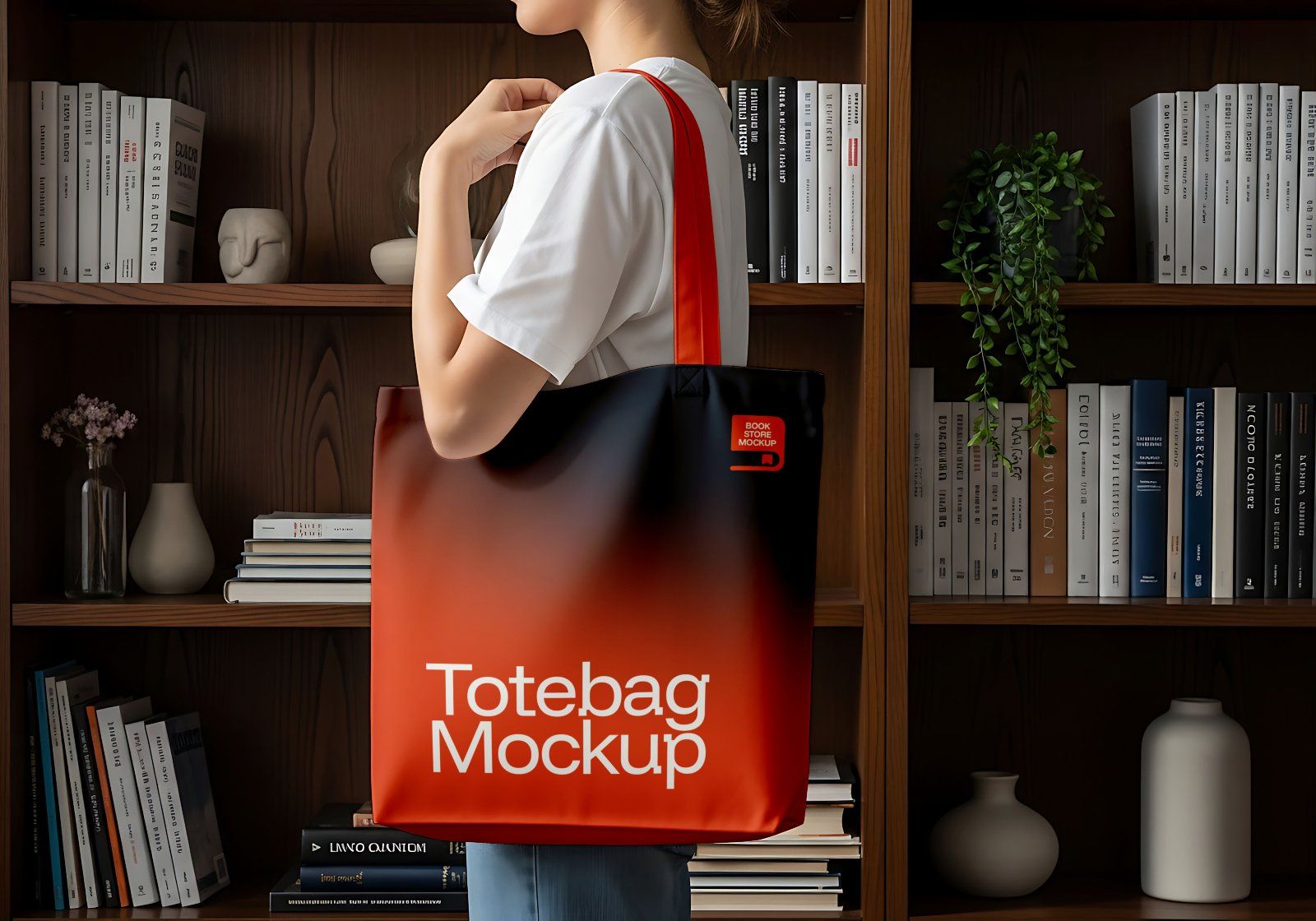 Premium Branding Book Store Mockup