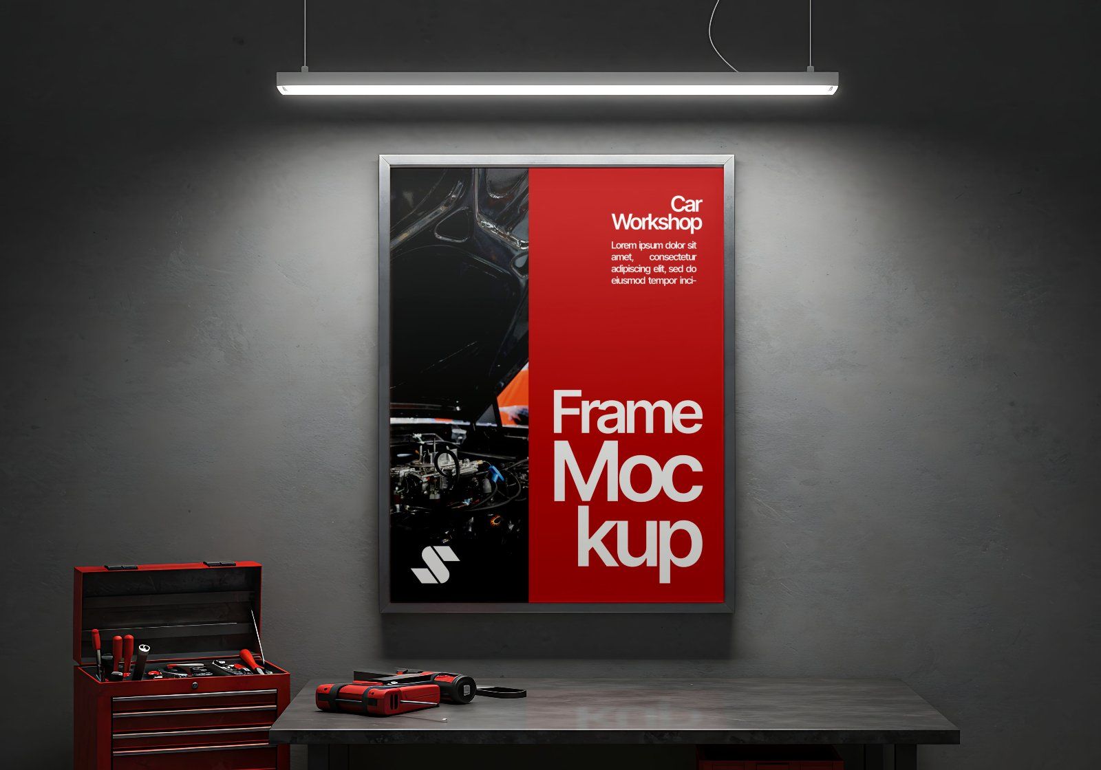 FREE Workshop Poster Mockup