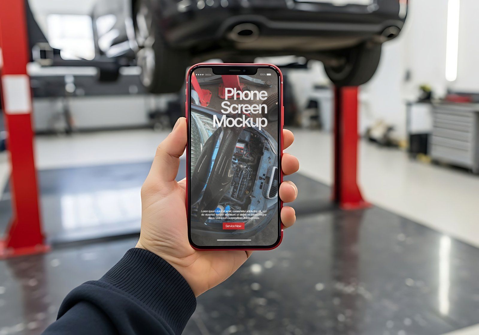 16 Workshop & Car Wash Mockups – PSD Toolbox, Flyer, Uniform, Door, and Product Label Kit