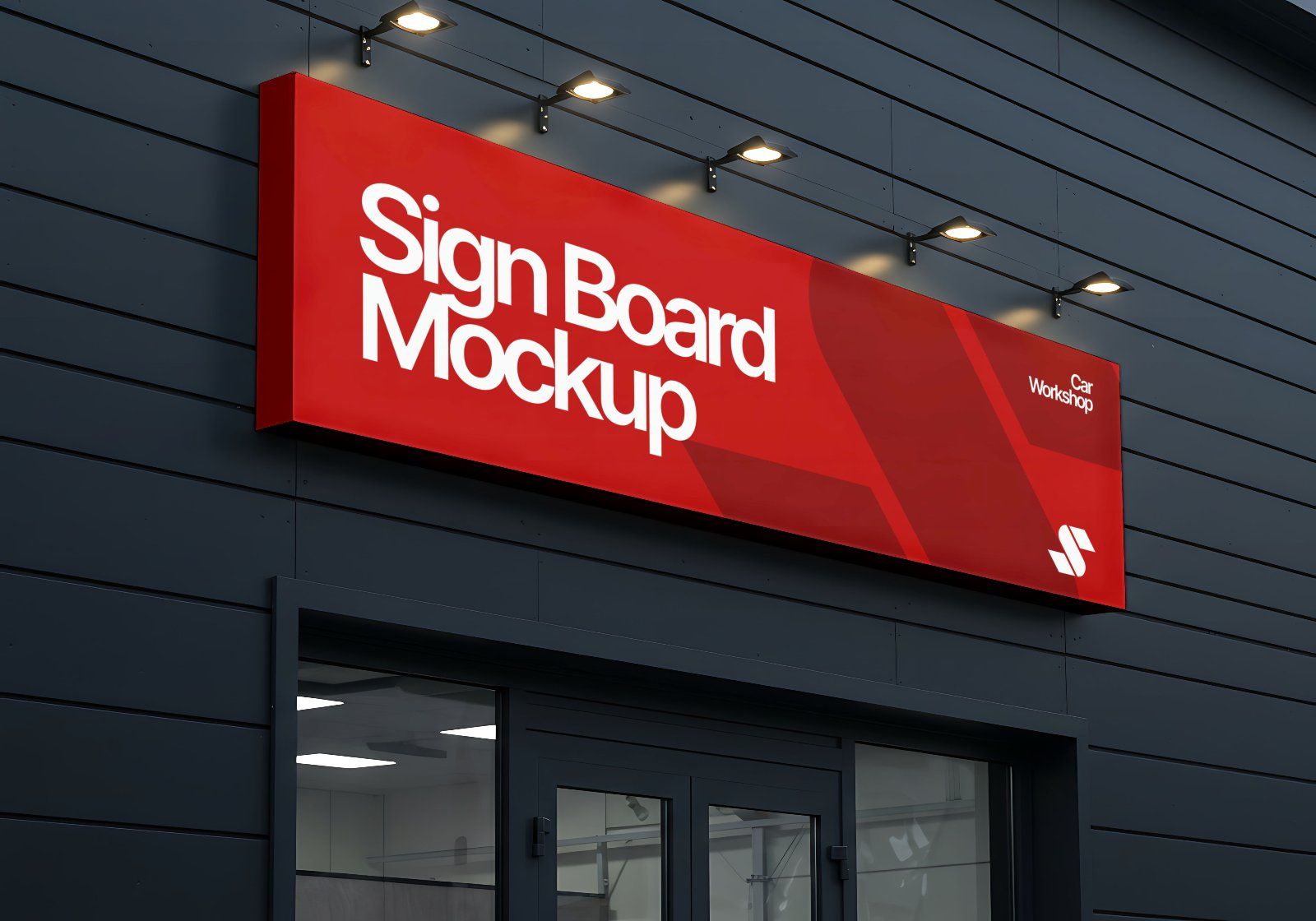 16 Workshop & Car Wash Mockups – PSD Toolbox, Flyer, Uniform, Door, and Product Label Kit