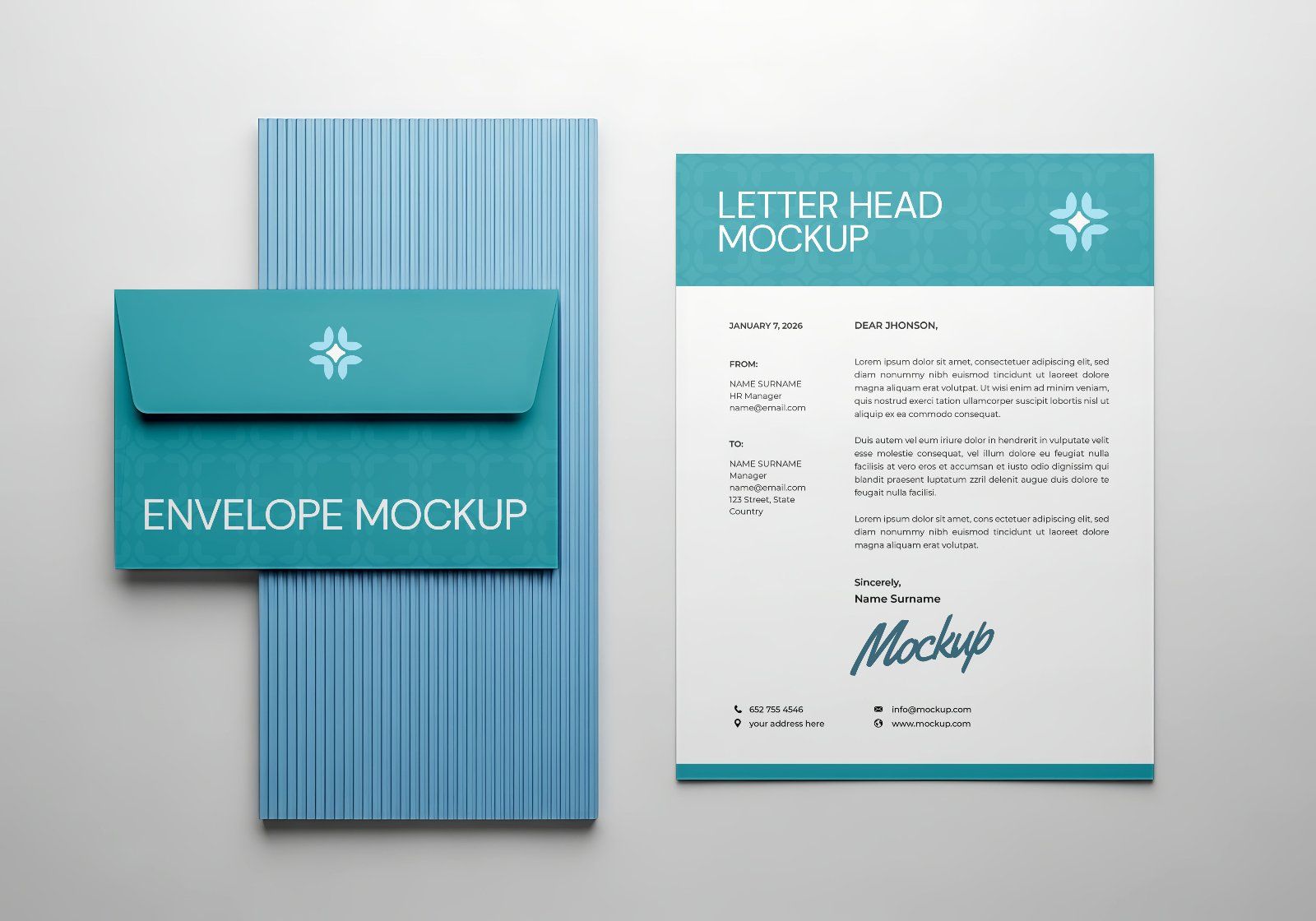 Premium Branding Clinic Mockup - 15 PSD File