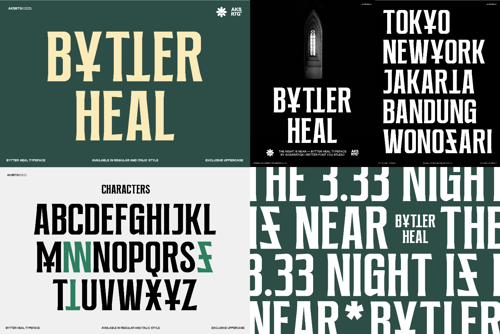 AKSRTG FONT BUNDLE VOL.1