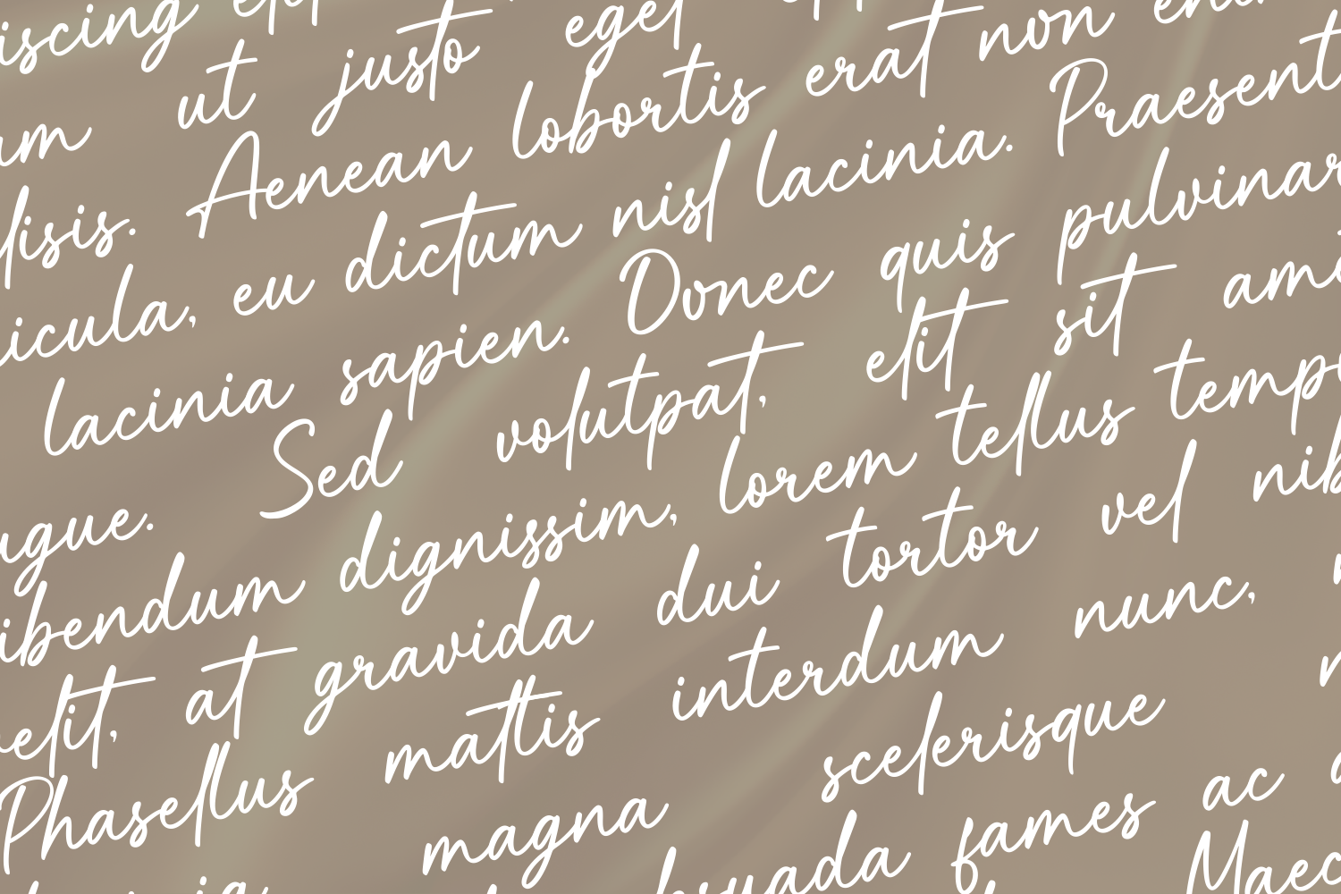 Mickelhokan a Handwritten Font