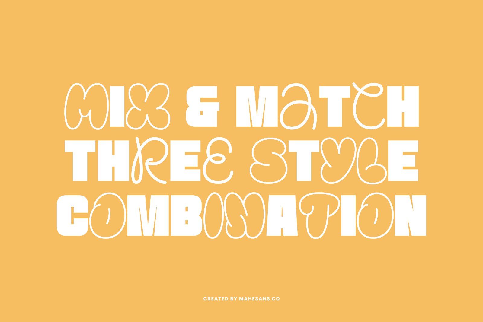Moreno | Combination Display Font