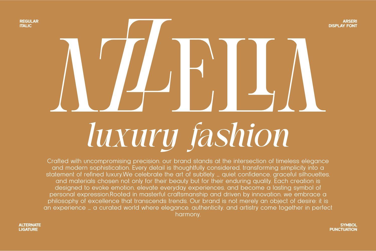 Arseri – Elegant Serif Display Font