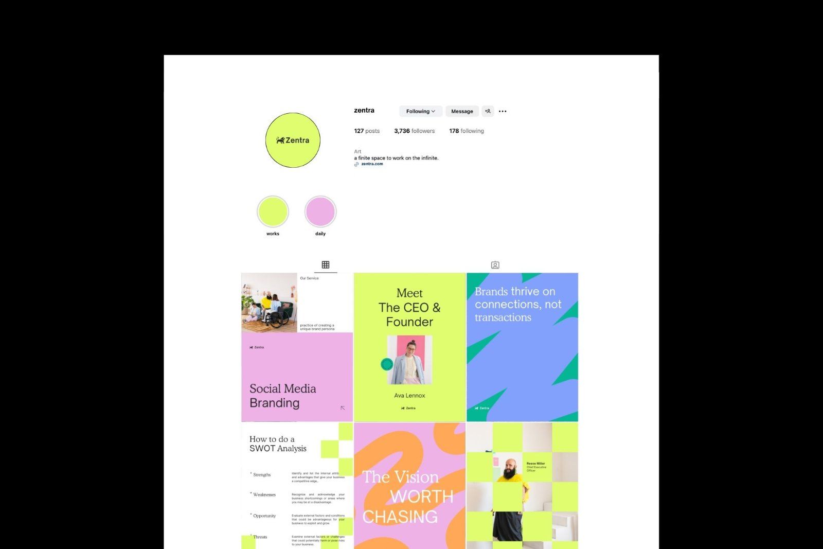 Zentra - Canva Business Social Media Pack