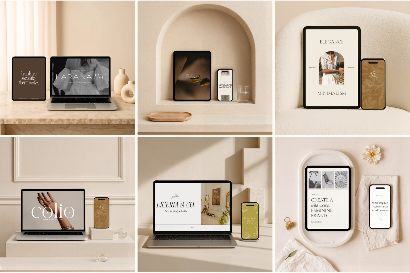 45 Multi Device Canva Mockups