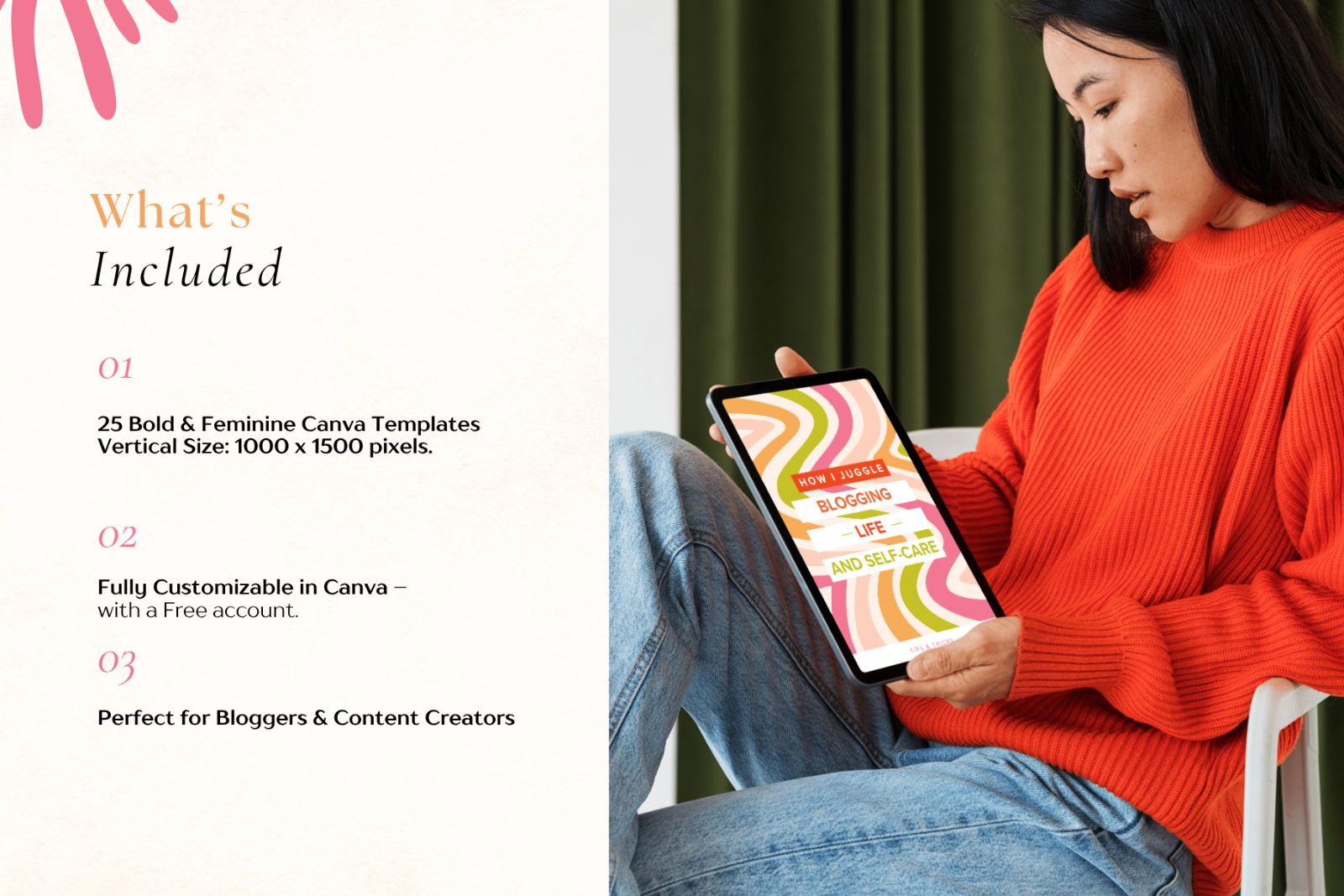 25 Boho Instagram Canva Templates