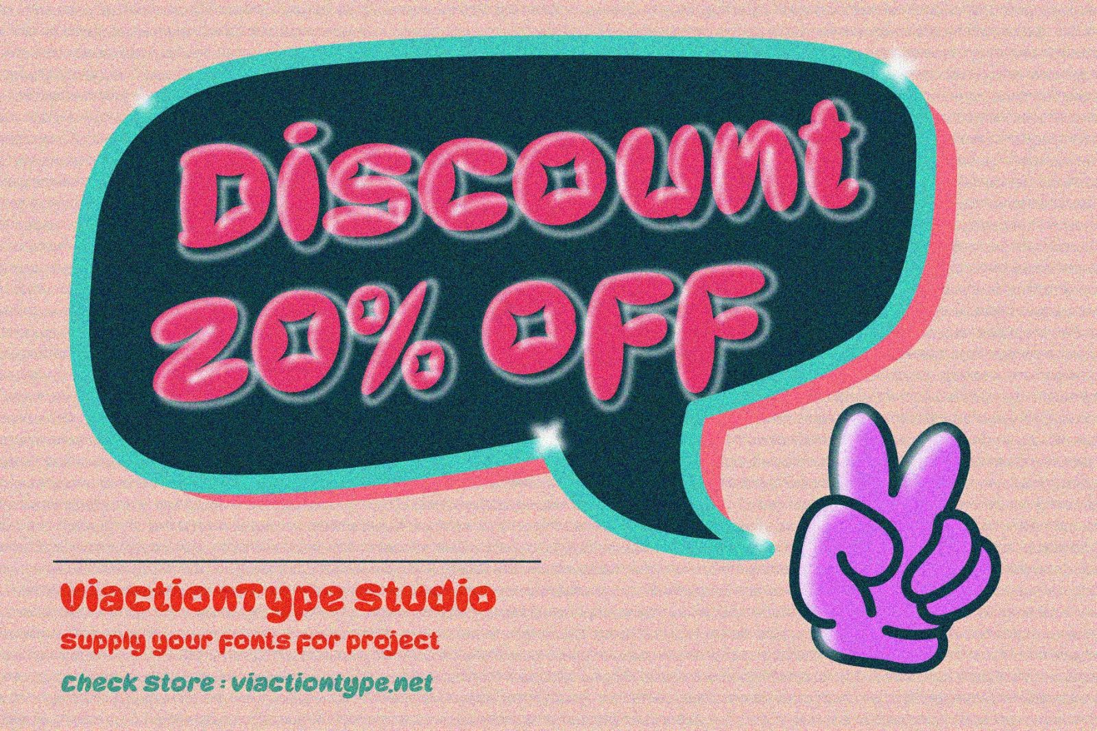 KRICO-Retro Bubble Font