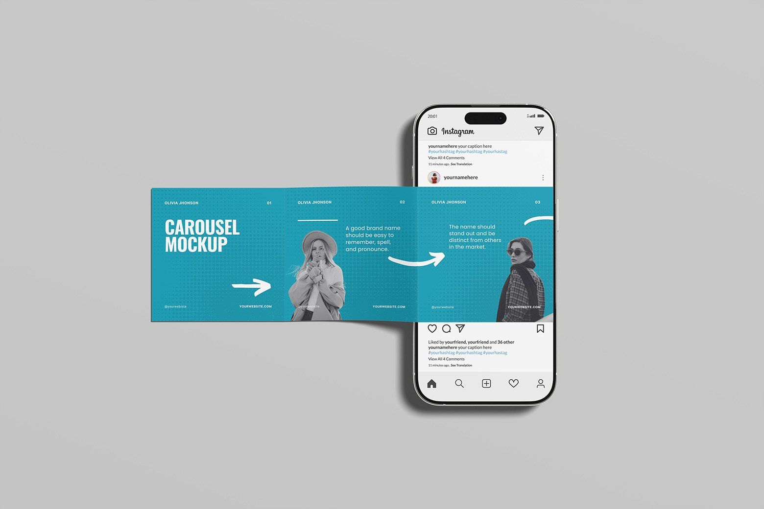 Carousel Mockup