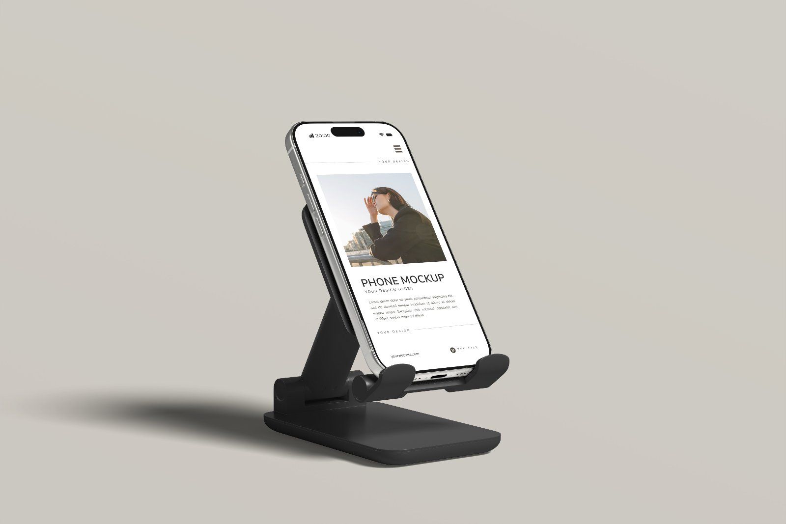 Phone Holder Mockup