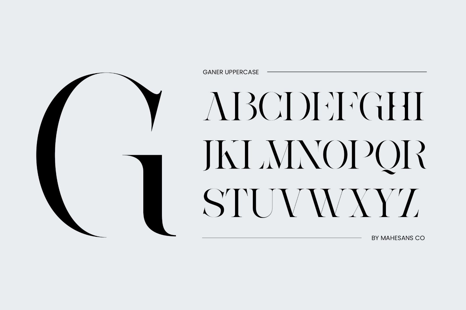 Ganer | Serif Display Font