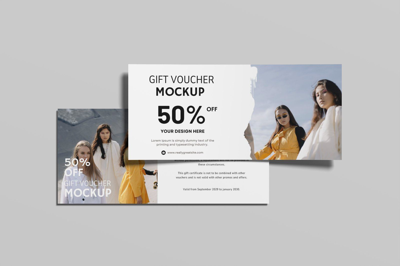 Gift Voucher Mockup