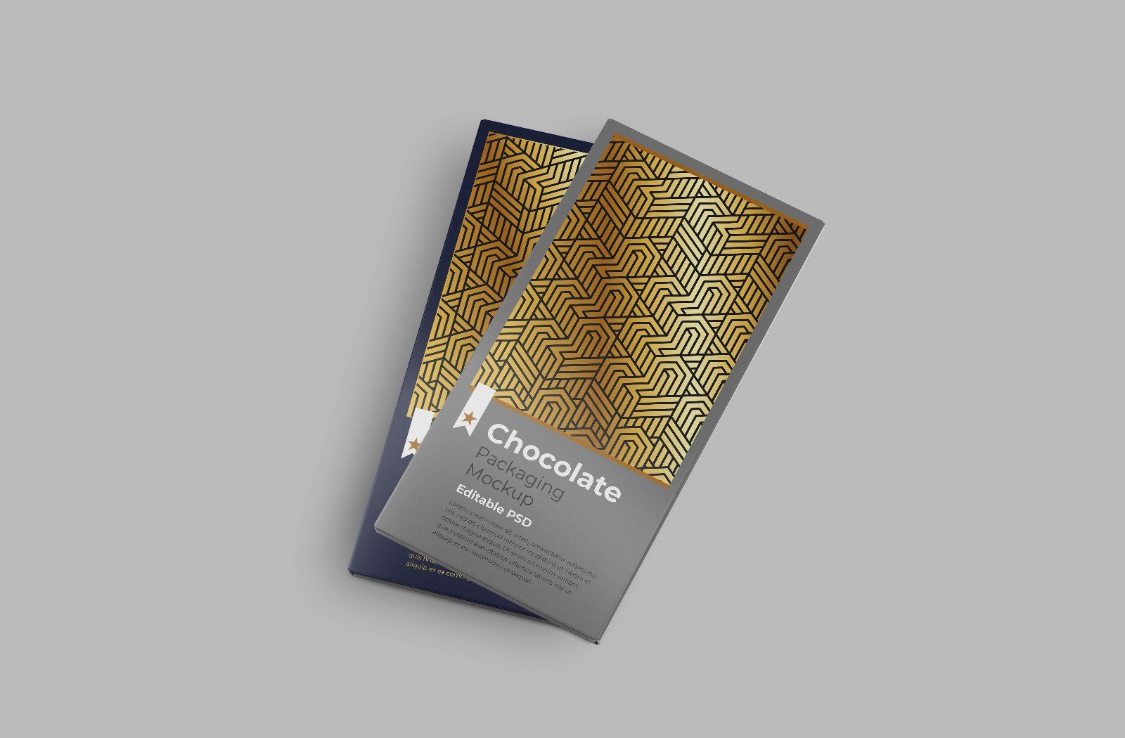 Chocolate Bar Packaging Mockup