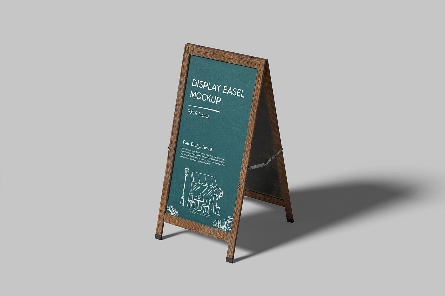 Display Easel Mockup