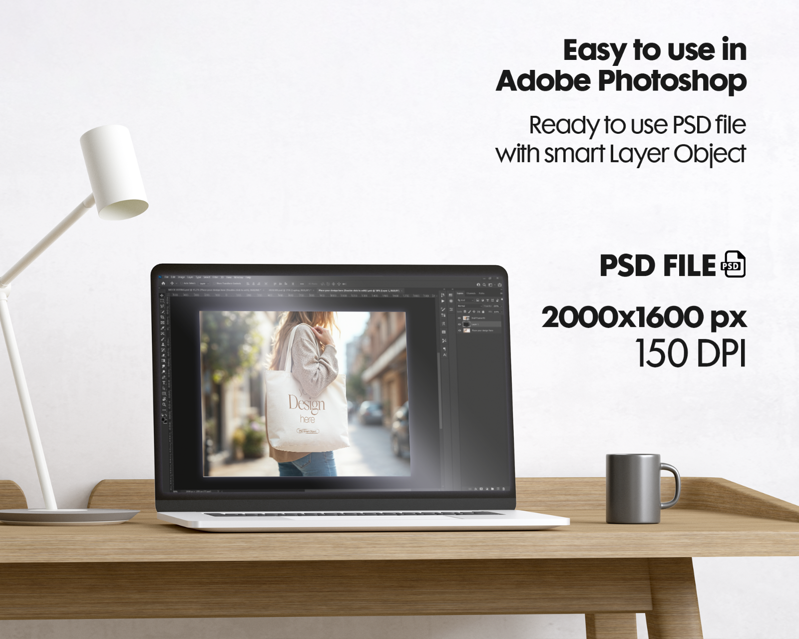 Tote Bag Mockup Bundle PSD: Printify & Printful, 20+ Smart Object Mockups