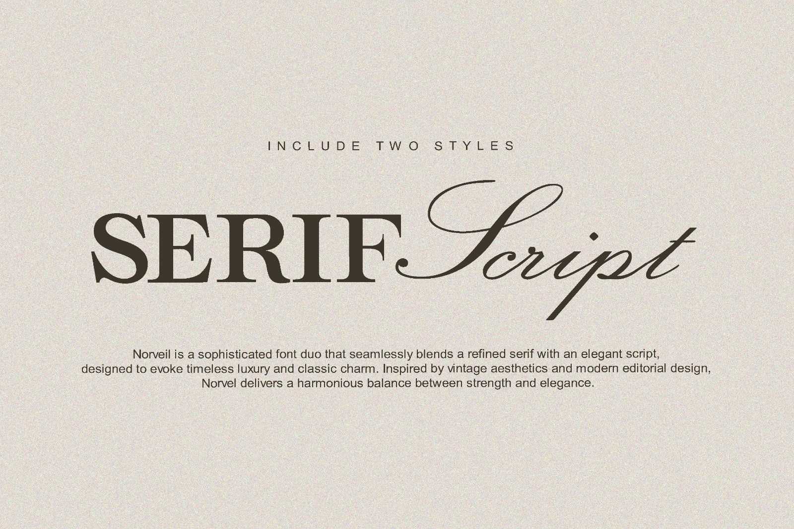 Norveil - Font Duo (Serif and Script)