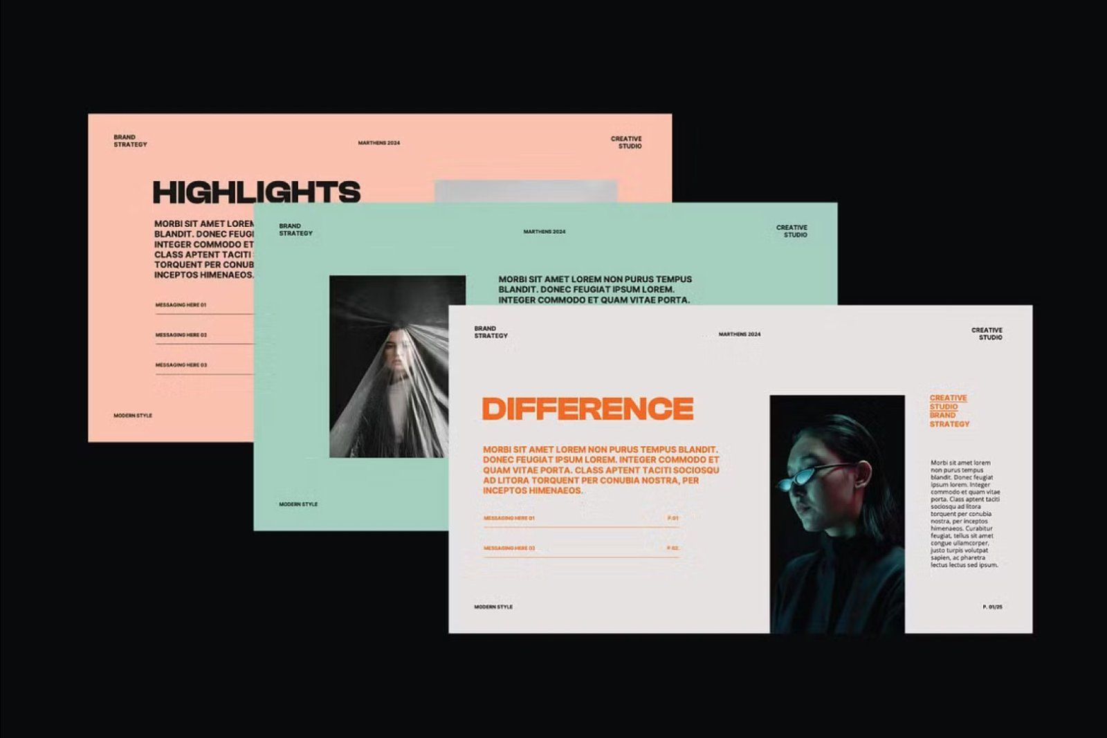 Marthens - Brand Strategy PowerPoint Template