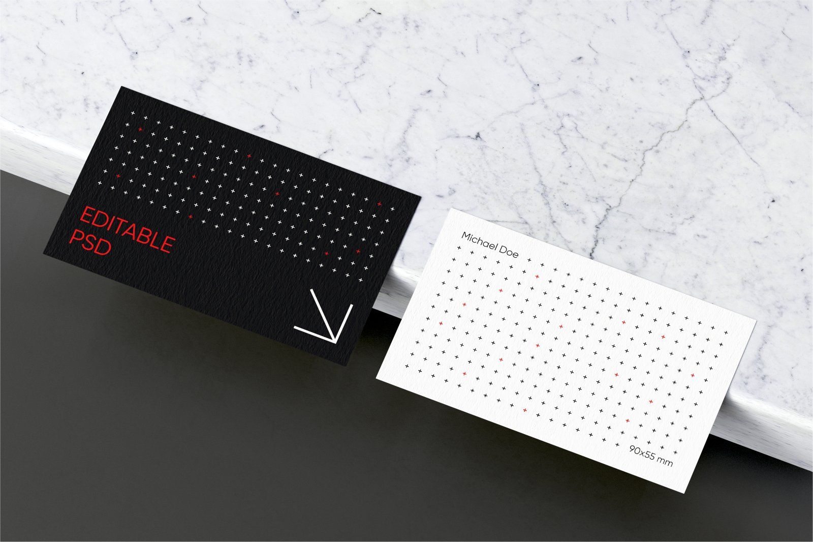 Modern Business Card Mockup Set