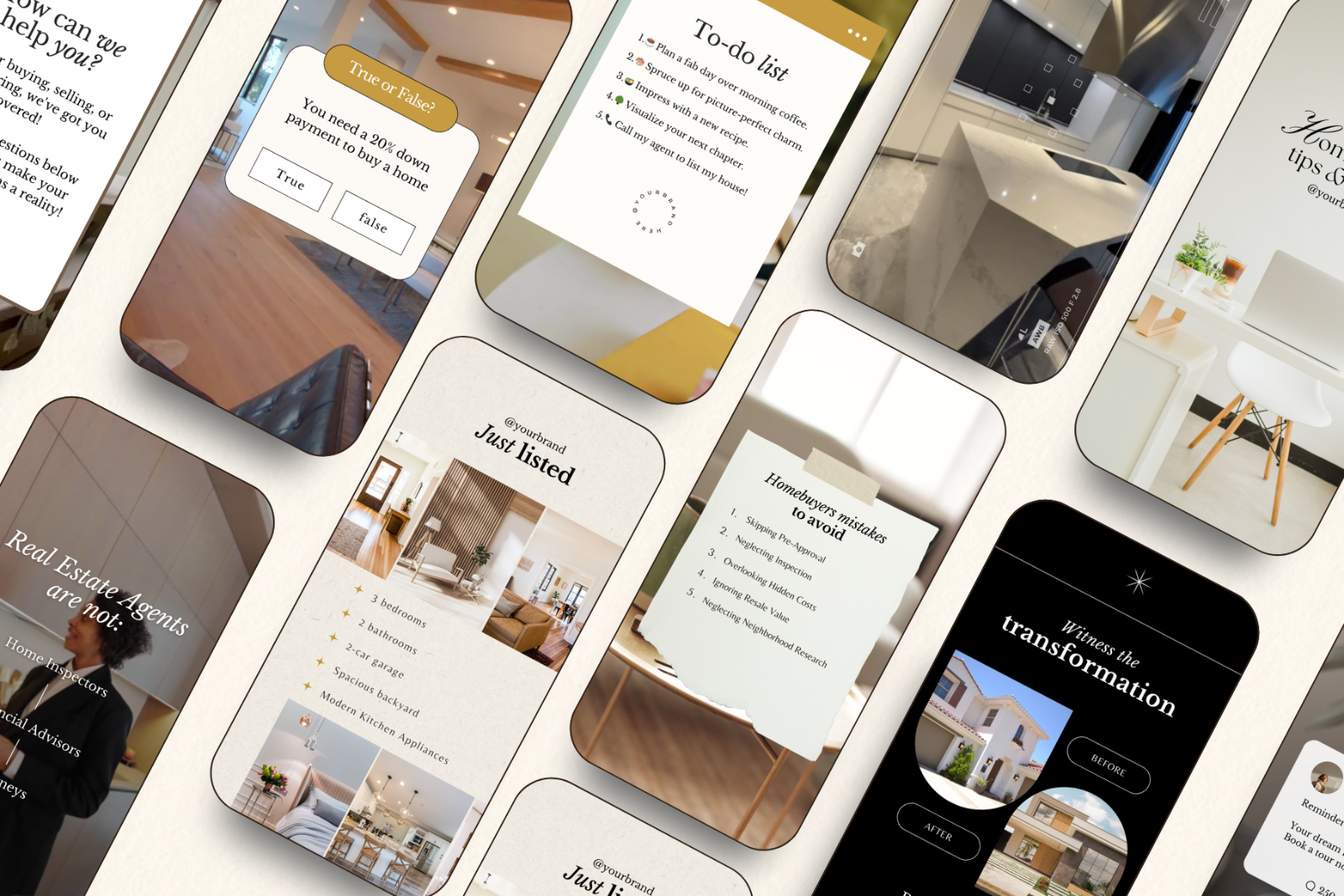 Real Estate Instagram Reels Templates