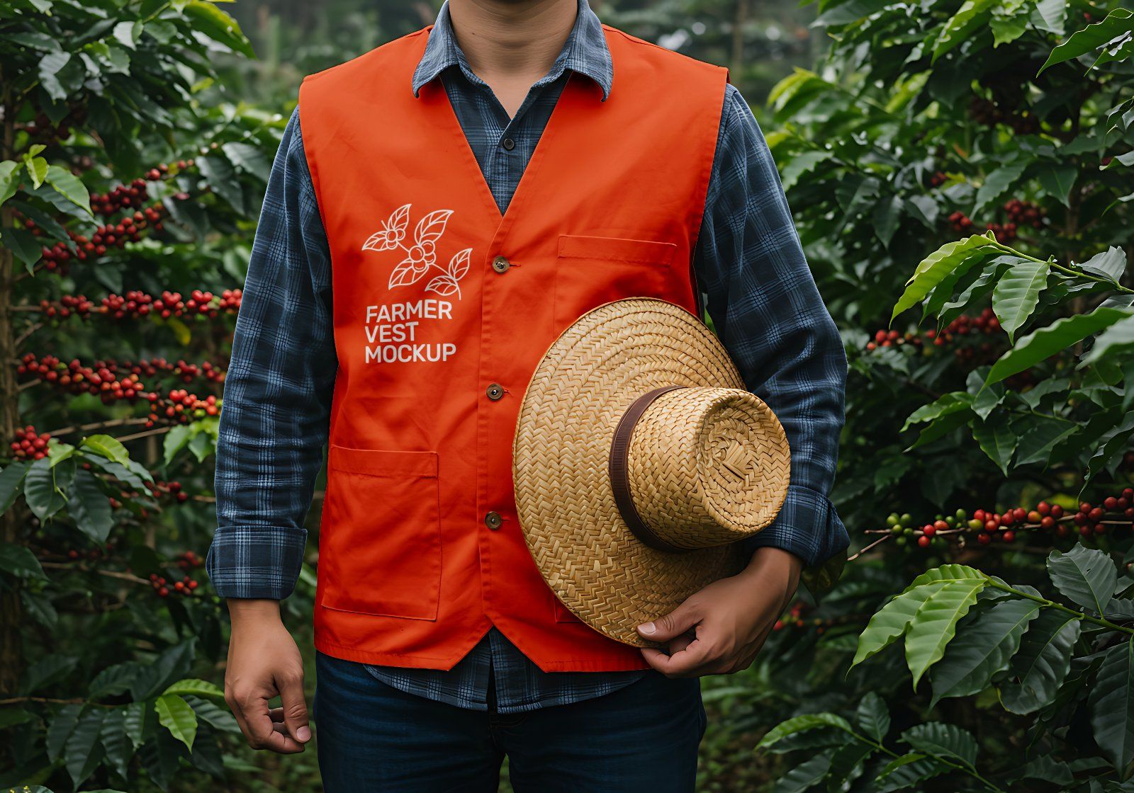 15 Coffee Factory Mockups – PSD Pouch, Can, Sack, Box, Billboard & Farm Branding Kit