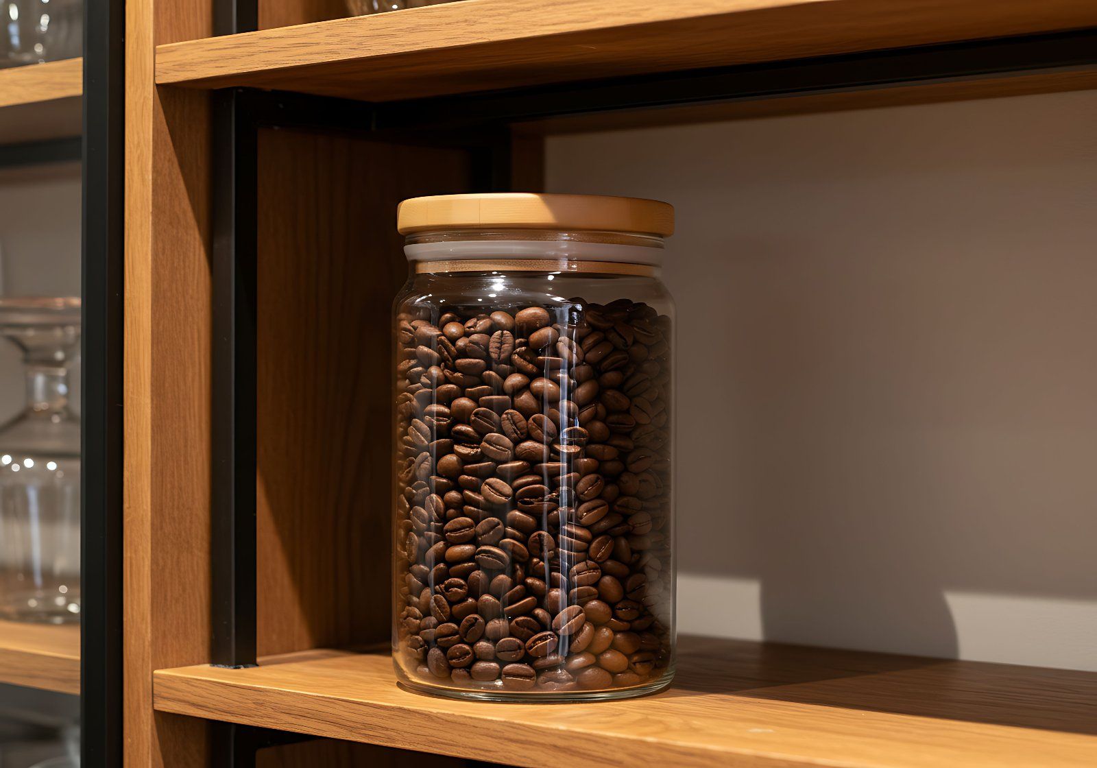 Jar Coffee Bean Mockup