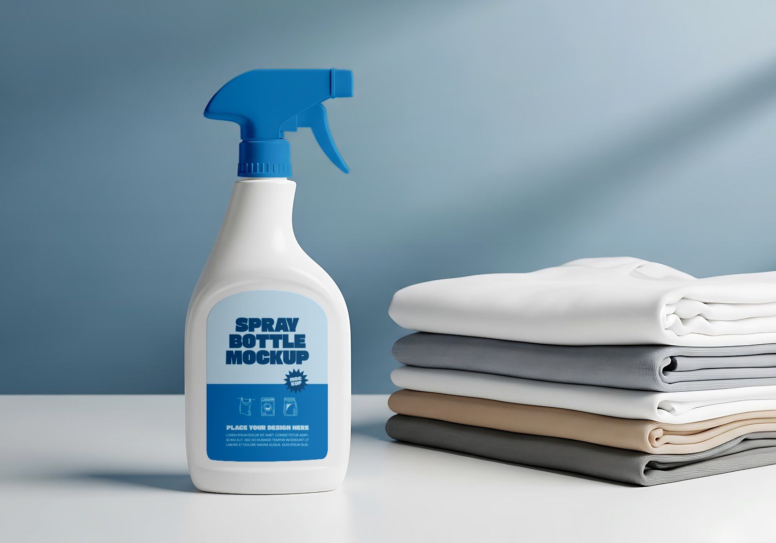 Laundry Shop Mockup Bundle – 15 PSD Templates for Branding, Packaging, and Interior Display