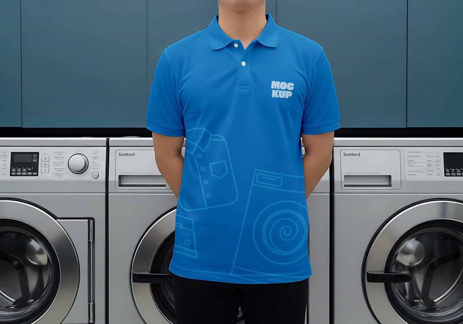 Laundry Shop Mockup Bundle – 15 PSD Templates for Branding, Packaging, and Interior Display