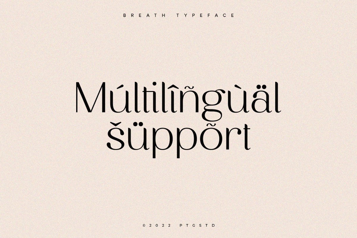 Breath | Modern Ligature Serif