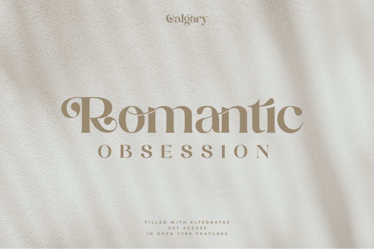 Calgary | New Stylish Serif Font