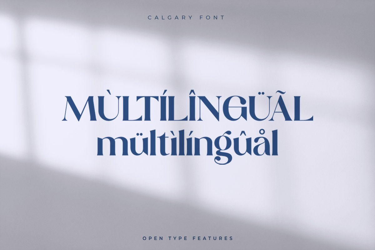 Calgary | New Stylish Serif Font