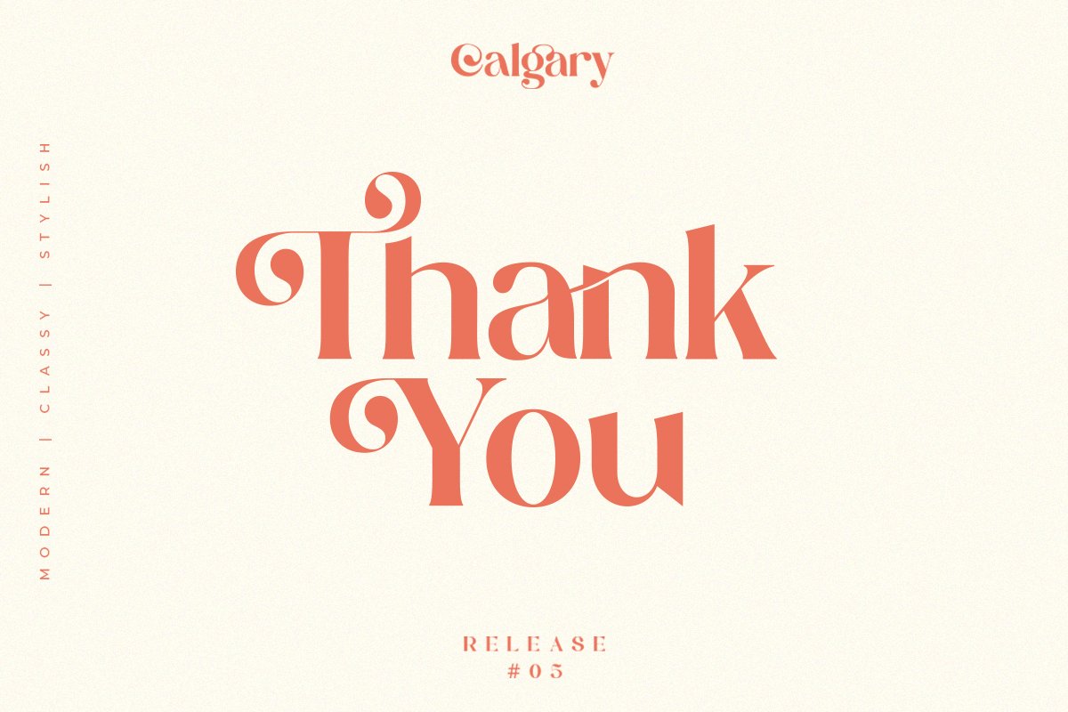 Calgary | New Stylish Serif Font