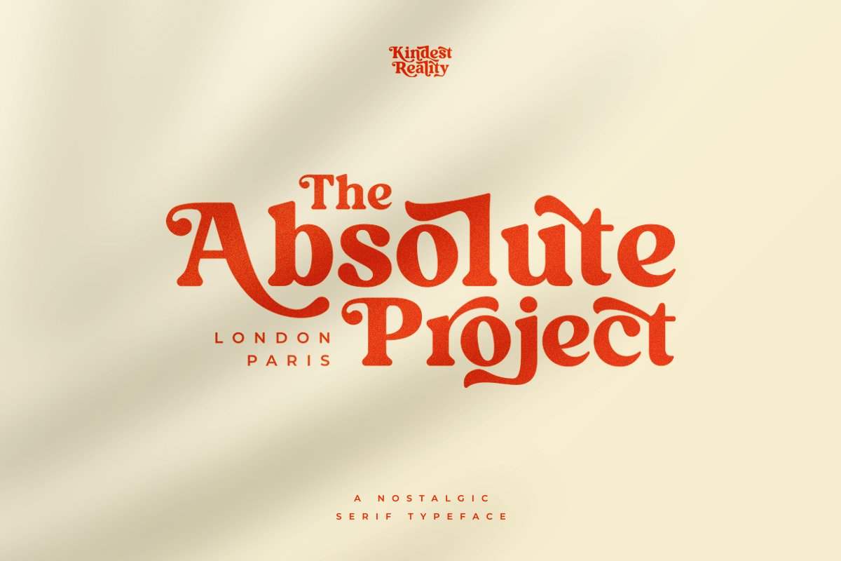 Kindest Reality | A Nostalgic Serif