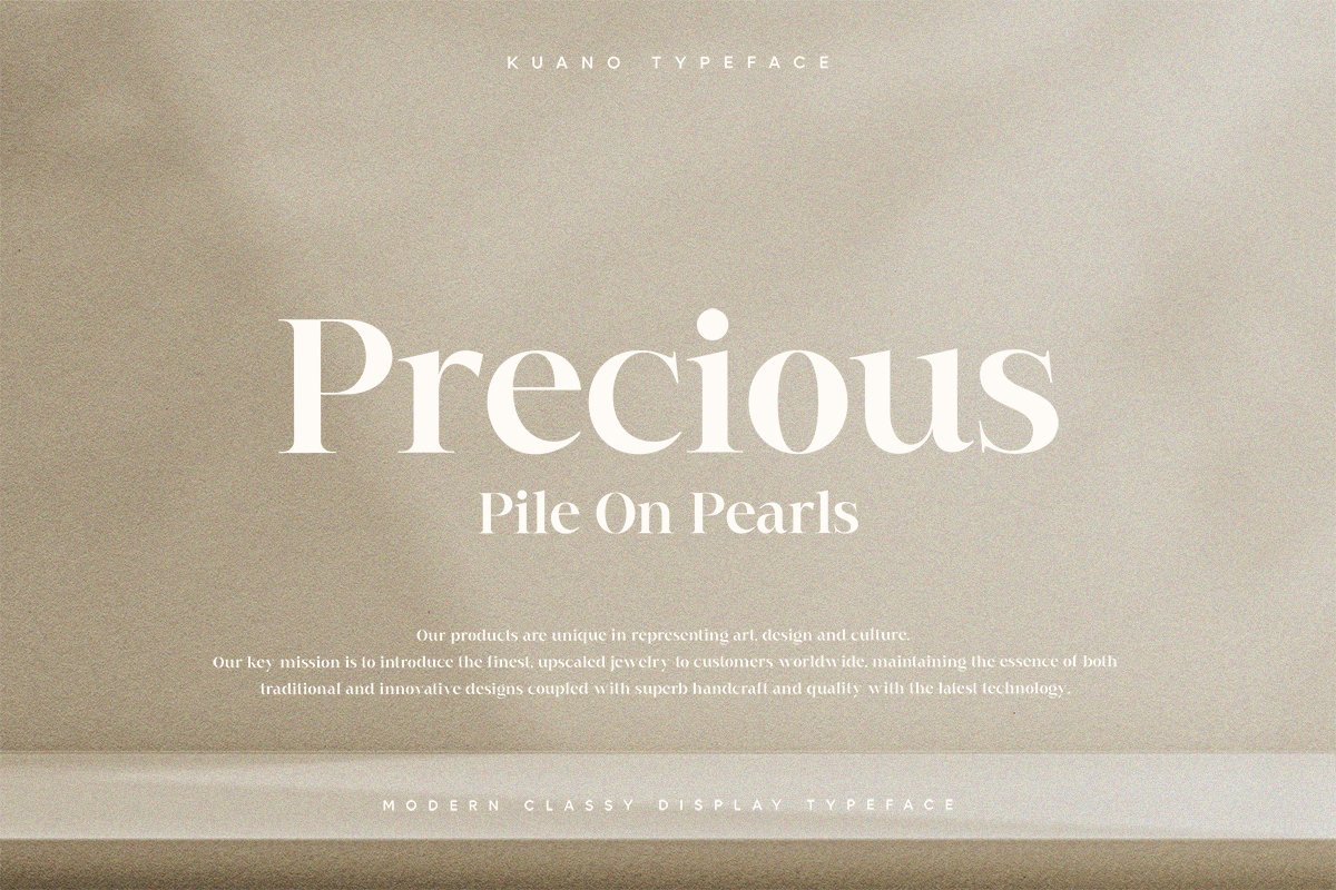Kuano | Classy Display Serif