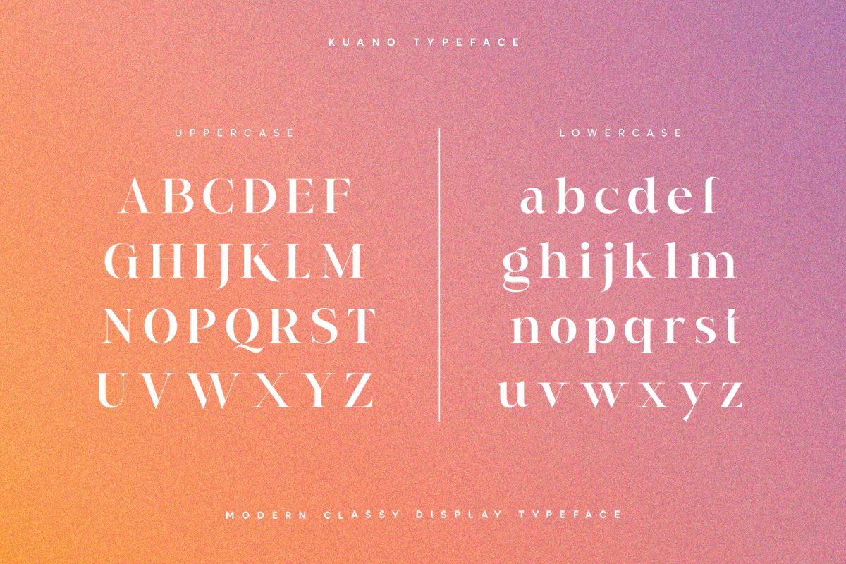 Kuano | Classy Display Serif