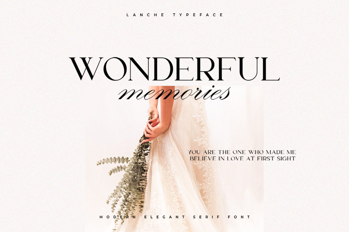 Lanche | Modern Elegant Serif Font