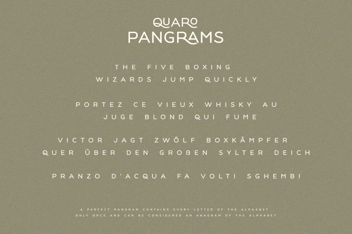 Quaro | Modern Display Sans