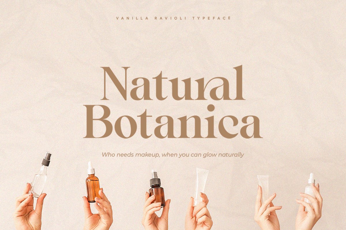 Vanilla Ravioli | Chic Ligature Serif Font