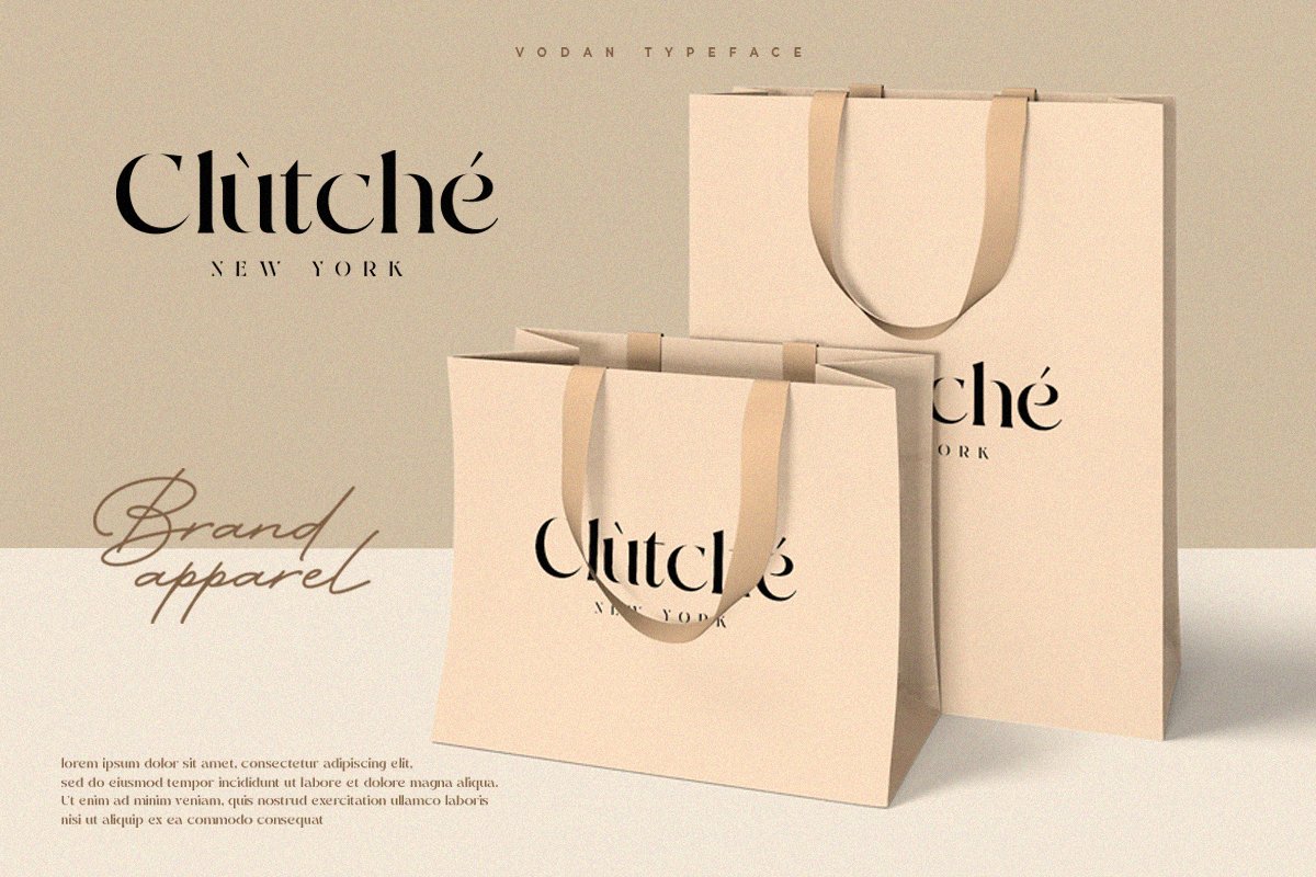 Vodan | Classic Stencil Serif Font