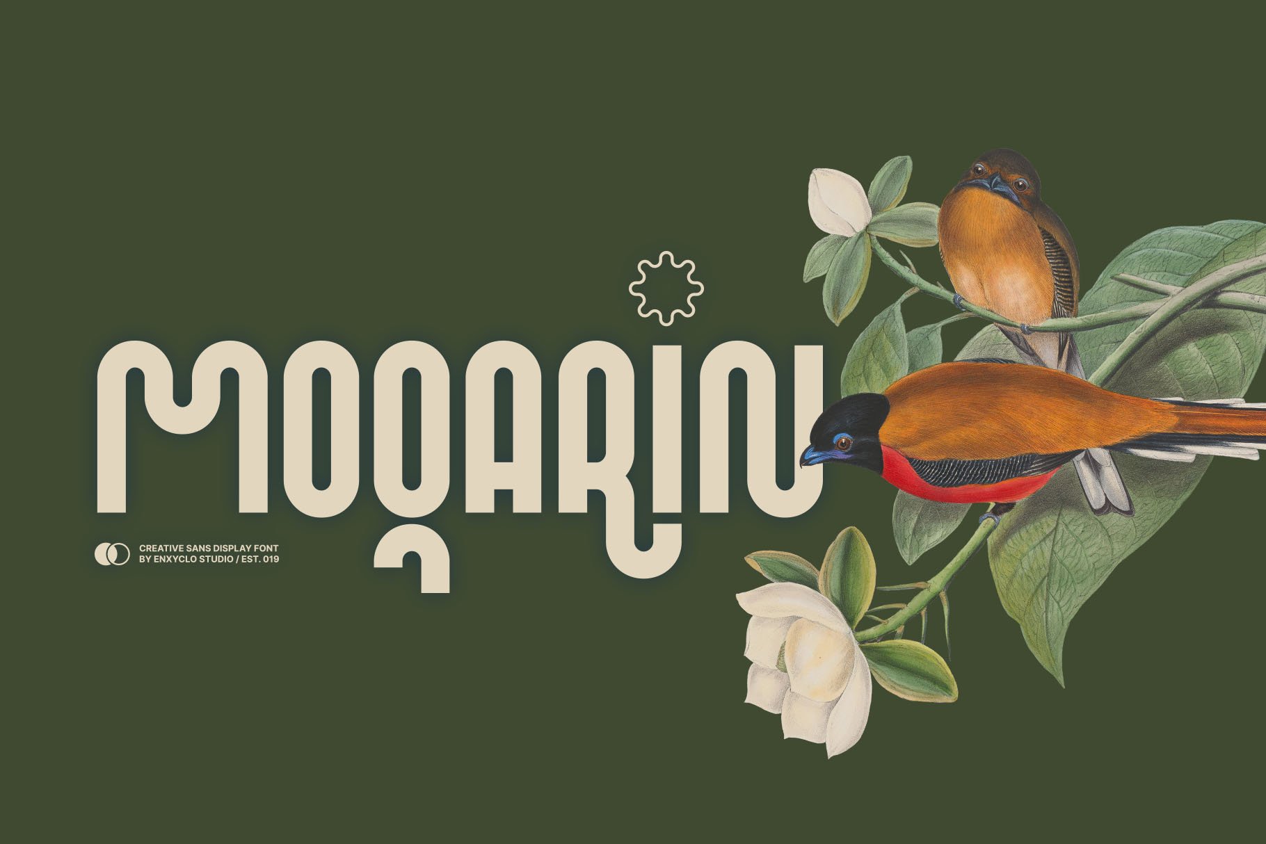 MOQARIN - Rounded & Playful Font