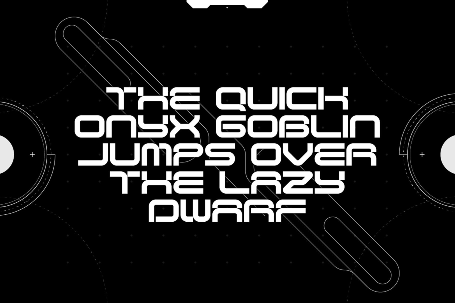 OSCURA - Futuristic Display Font